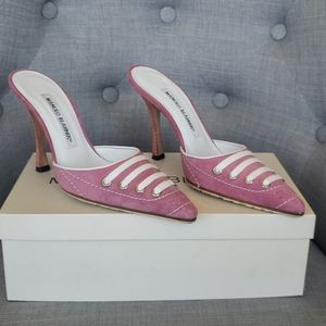Manolo Blahnik Pink Sneaker Heels